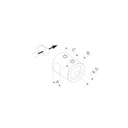 Support barreau traversant pour D12mm-304