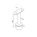 Support main courante fixe-304
