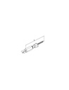 Tendeur fixation sur bois pour câble 4 mm -304