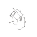 Cardan articulé finition arrondie pour D12mm-304