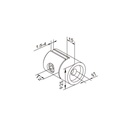 Pince tôle jusqu'à 4 mm fixation sur plat - 304