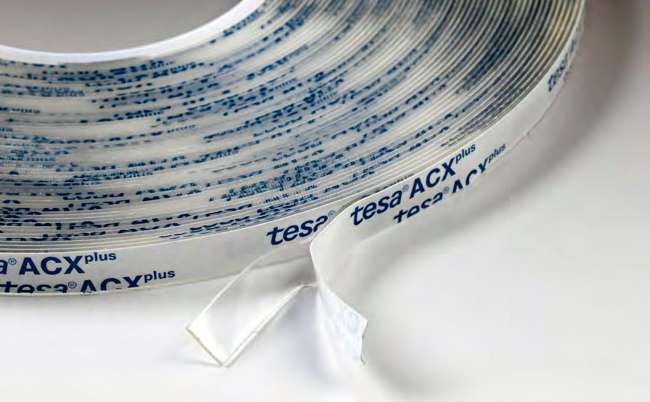 Adhésif double face Tesa® ACXplus, B19 H1 L25m  Transparent