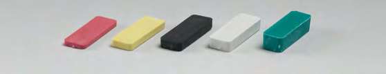 Cales en plastique, B10 H5 L30  Blanc
