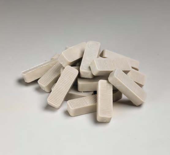 Cales en plastique, B10 H7 L30  Verd