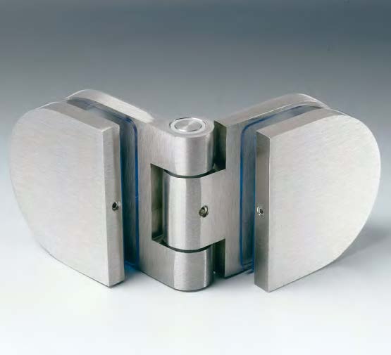 Charnière verre/verre en ligne ouverture vers l’extérieur, pour verres 6/8, H50  Or