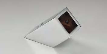 Fixation murale à 45°, B28 H28 L55  Chromé