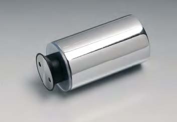 Fixation sur verre avec COFIS20, pour verres 8/12  Nickel brossé