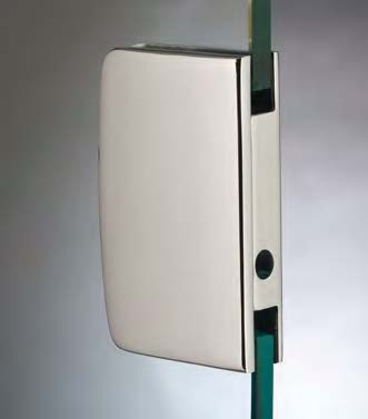 Gâche sur verre, pour verres 8/10, B55 H90  Or