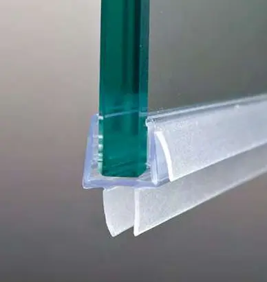 Joint avec lèvre d’étanchéité, double languette et égouttoir, pour verres 10/12, L1000  Transparent