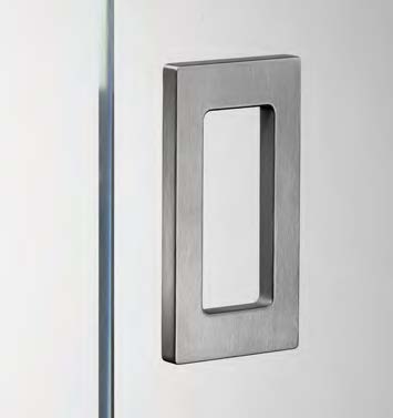 Poignée adhésive, B52 H100 L8  Aluminium mat