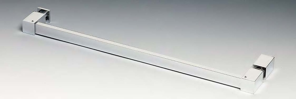 Porte-serviettes avec bouton, pour verres 8/12, L514  Effet inox brossé