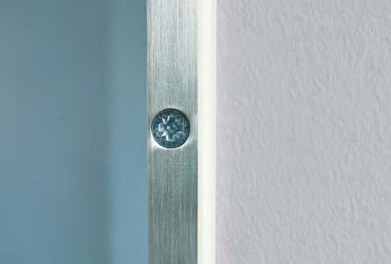 Profil de butée, B10 H10 L3000  Inox brossé