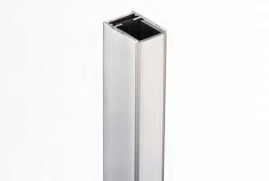 Profil de compensation magnétique, L2300  Aluminium brillant