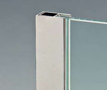 Profil de compensation, pour verres 8, L2100  Aluminium brillant