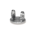 Platine ronde fixation à l'anglaise D120mm-304