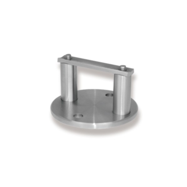 Platine ronde fixation à l'anglaise D100mm-304