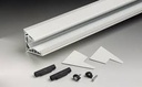 Kit Pensilina pour verre 16.7/17.5 L2000 Alu Mat