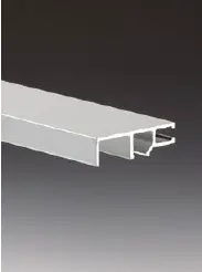 Profil de finition à clipser pour insertion de revêtements de 16 mm pour DEFENDER 1212, L3000     Aluminium mat