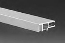 Profil de finition à clipser pour insertion de revêtements de 4 mm pour DEFENDER 810, L3000     Aluminium mat