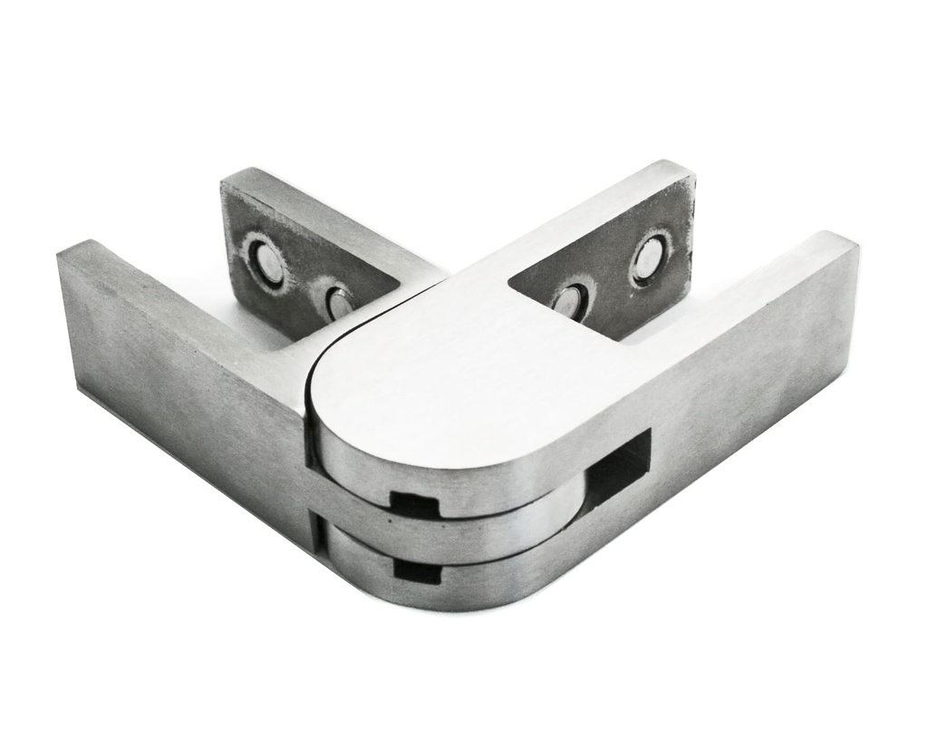 Pince avec réglage de l'angle, 16.76-21.52mm, AISI 316, brossé