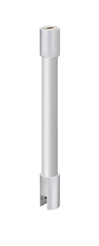 Barre raidisseur Ø19  verre/plafond lg: 600mm - Chromé mat