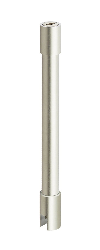 Barre raidisseur Ø19  verre/plafond lg: 600mm - Effet inox