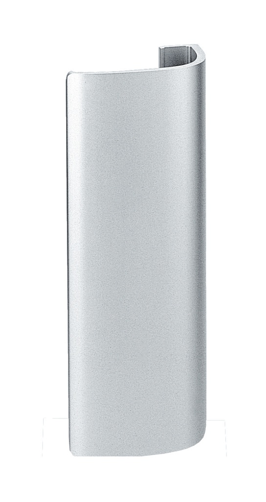 2 poignées aileron lg 250mm entr'axes 200mm - Alu anodisé argent satiné