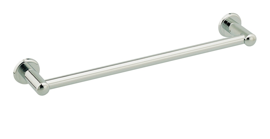 Porte serviette fixation murale lg: 600mm - Chromé brillant