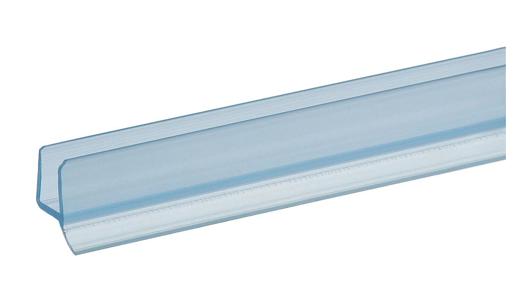 1 joint à lèvre déportée pour verre ép: 10mm - Translucide