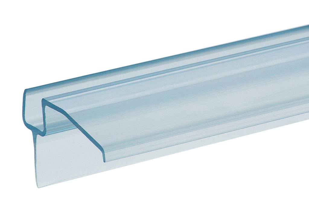 1 joint bas de porte pour verre ép: 8mm - Translucide