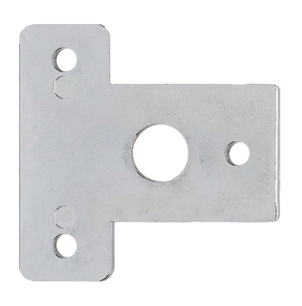 10 cales plastiques ép: 4mm pour charnières réf: 3261 - Chromé mat