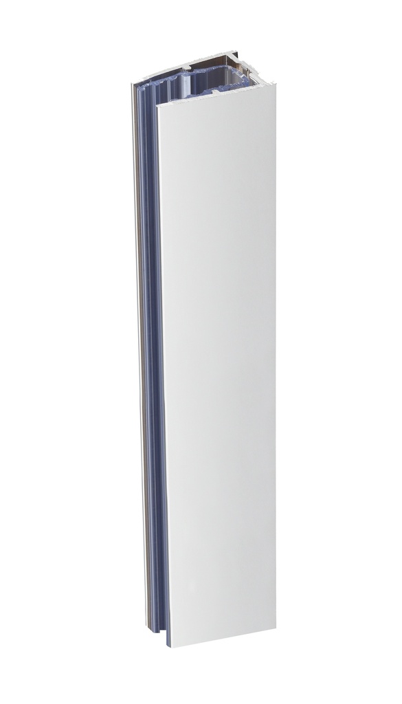 1 profil vertical compensateur pour volume fixe ép: 8mm - Chromé mat