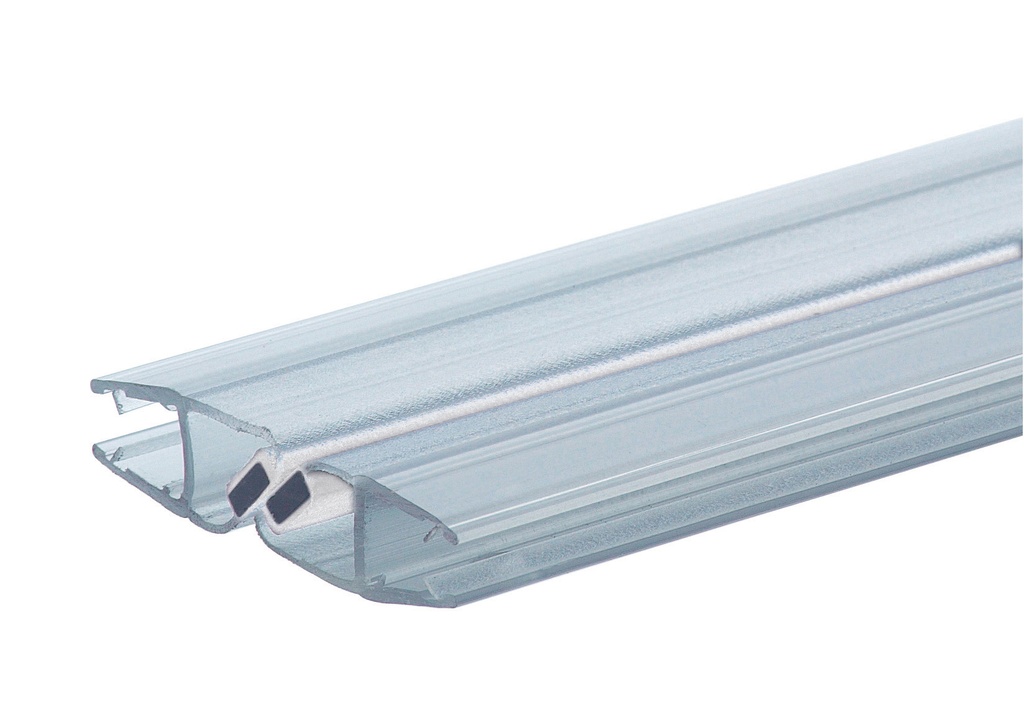 2 joints magnétiques glace/glace pour verre ép: 6 et 8mm - Translucide