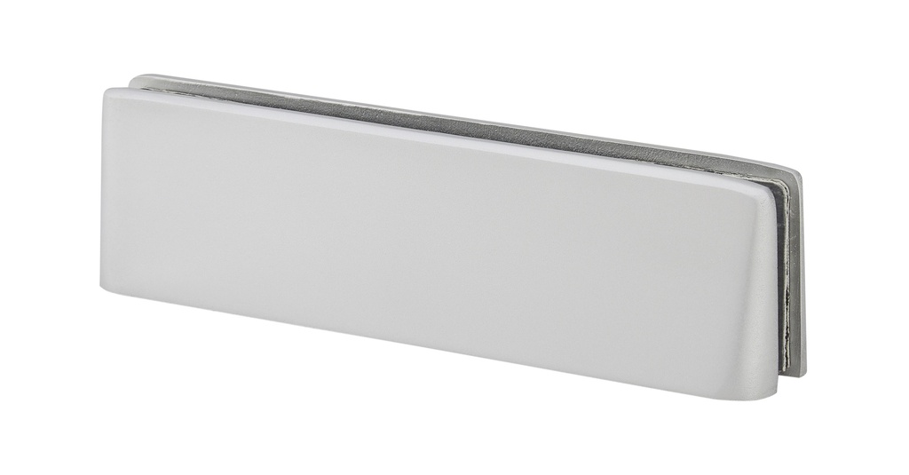 1 penture basse massive empreinte carrée - Chromé mat