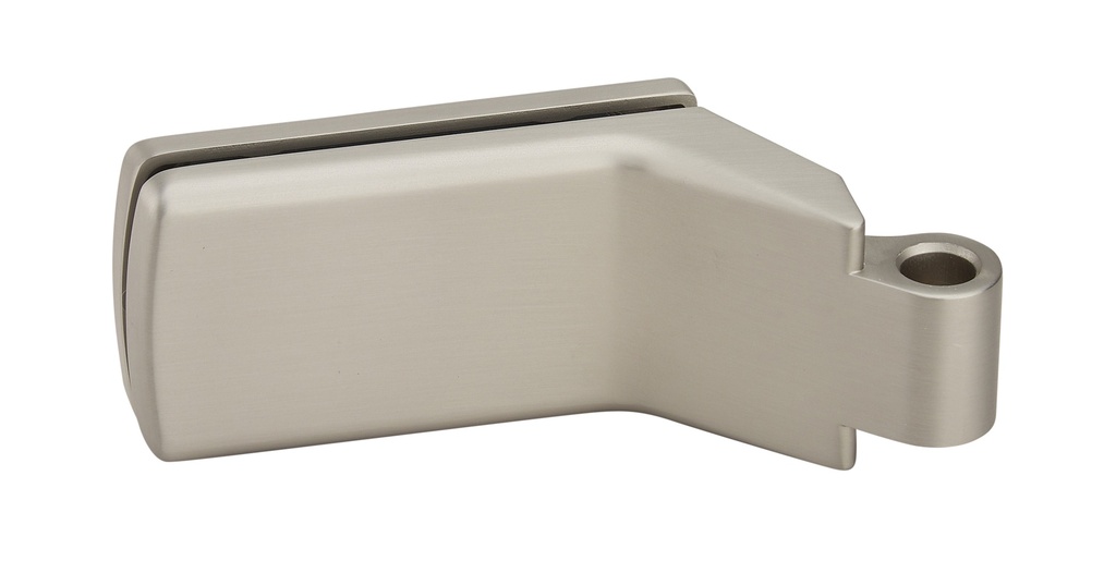 1 paumelle Lagune pour feuillure de 35mm pour verre ép:8/10mm - Effet inox