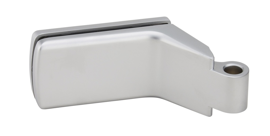 1 paumelle Lagune pour feuillure de 45mm pour verre ép:8/10mm - Chromé mat
