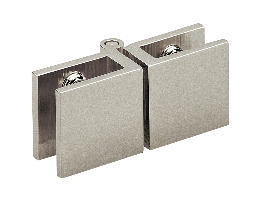 4 charnières doubles 25x56mm - Chromé brillant