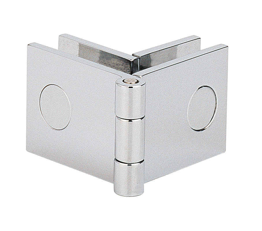 2 charnières d´angle 30x44mm - Chromé brillant