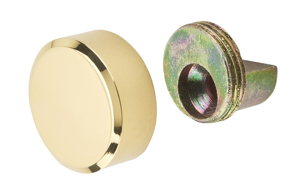 [5508.00.2] 4 pattes à glace ronde diam: 20mm - Laiton poli