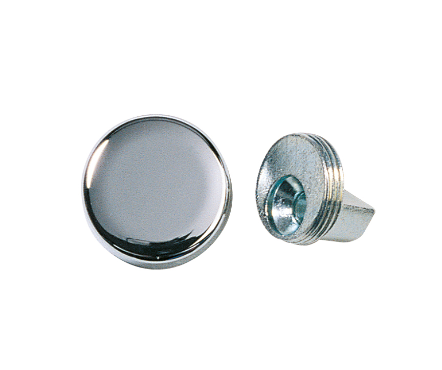 4 pattes à glace ronde diam: 20mm - Chromé brillant