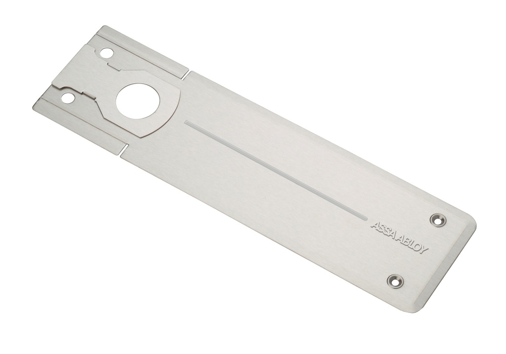 Plaque de recouvrement pour série DC475 format : 103 x 365 mm - Inox brossé