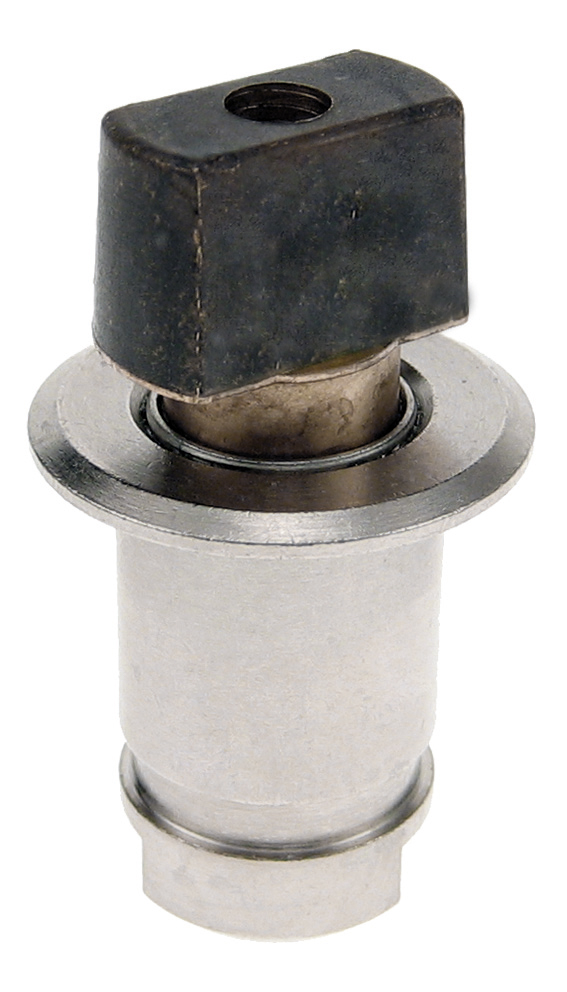 Faux pivot à sceller pour V500 / axe allemand - Laiton chromé mat brossé