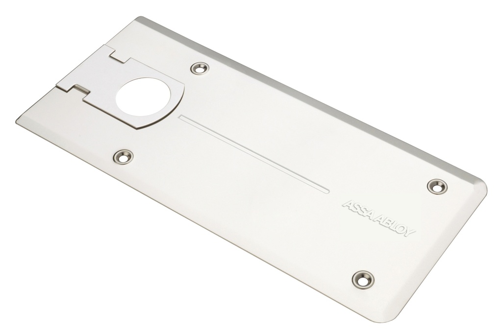Plaque de recouvrement pour série DC477 format : 294 x 129 mm - Inox brossé