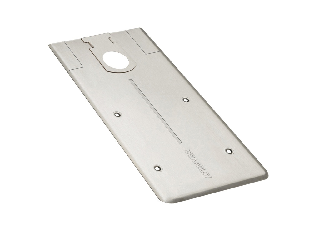 Plaque de recouvrement pour série DC450 format : 129 x 289 mm - Inox brossé