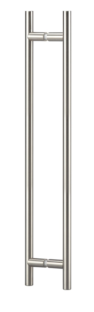 Paire de poignées diam. 20 mm entr´axe 540 mm, longueur totale 700 mm - Inox brossé