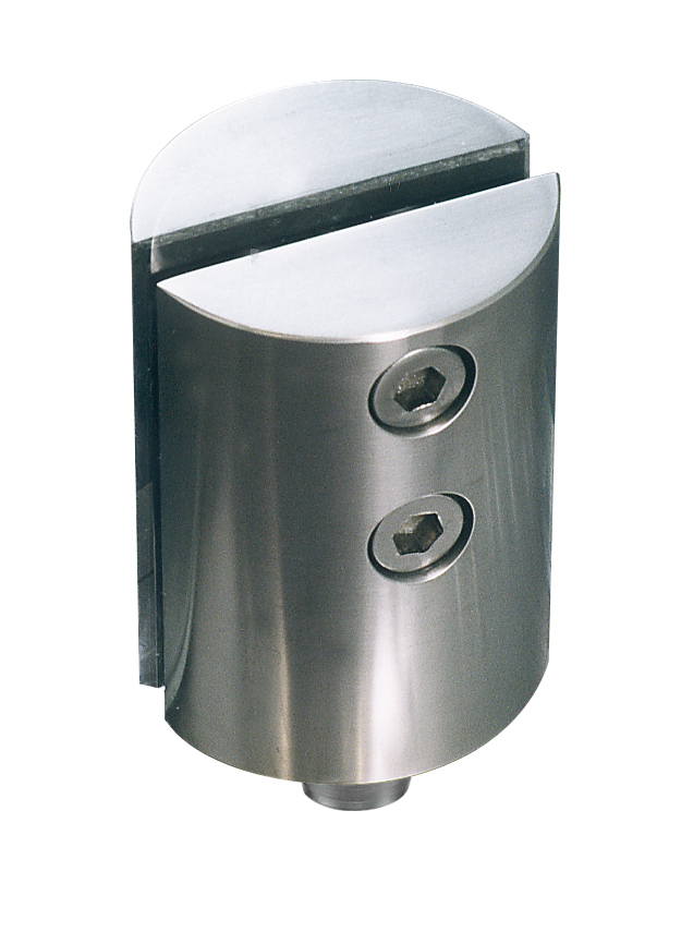 Contre-sabot d´imposte avec pivot Cilindric® - Inox brossé