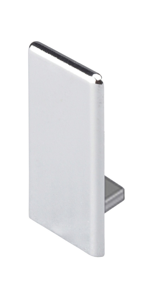 10 Embouts de finition pour profil UFIT/23.** - Aluminium poli brillant