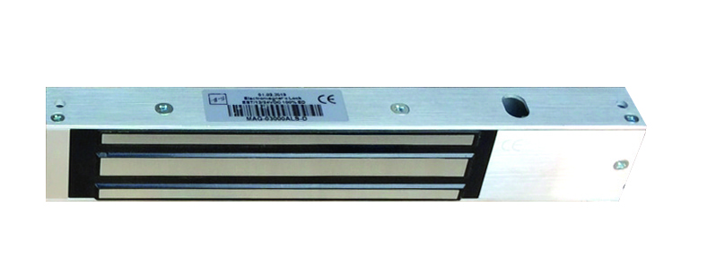 Ventouse magnétique fonctionnement par rupture 12/24 V DC, avec cavalier pour verre 10-12 mm -