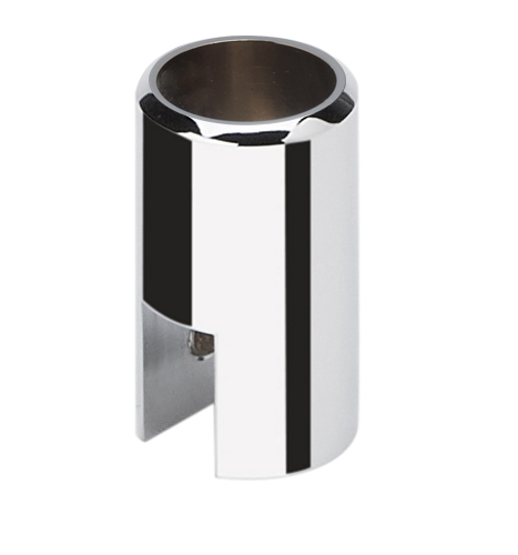 Taquet de fixation pour barre Ø 19 mm série 1651 - Chromé brillant