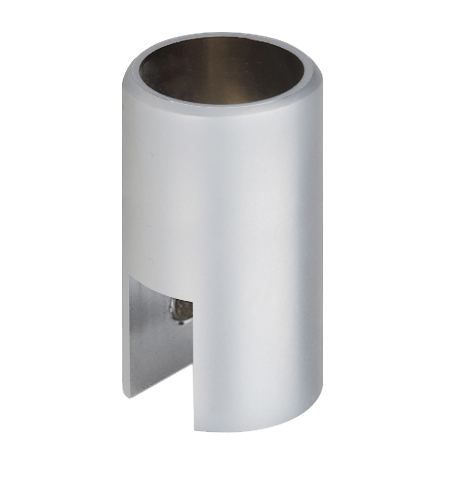 Taquet de fixation pour barre Ø 19 mm série 1651 - Chromé mat